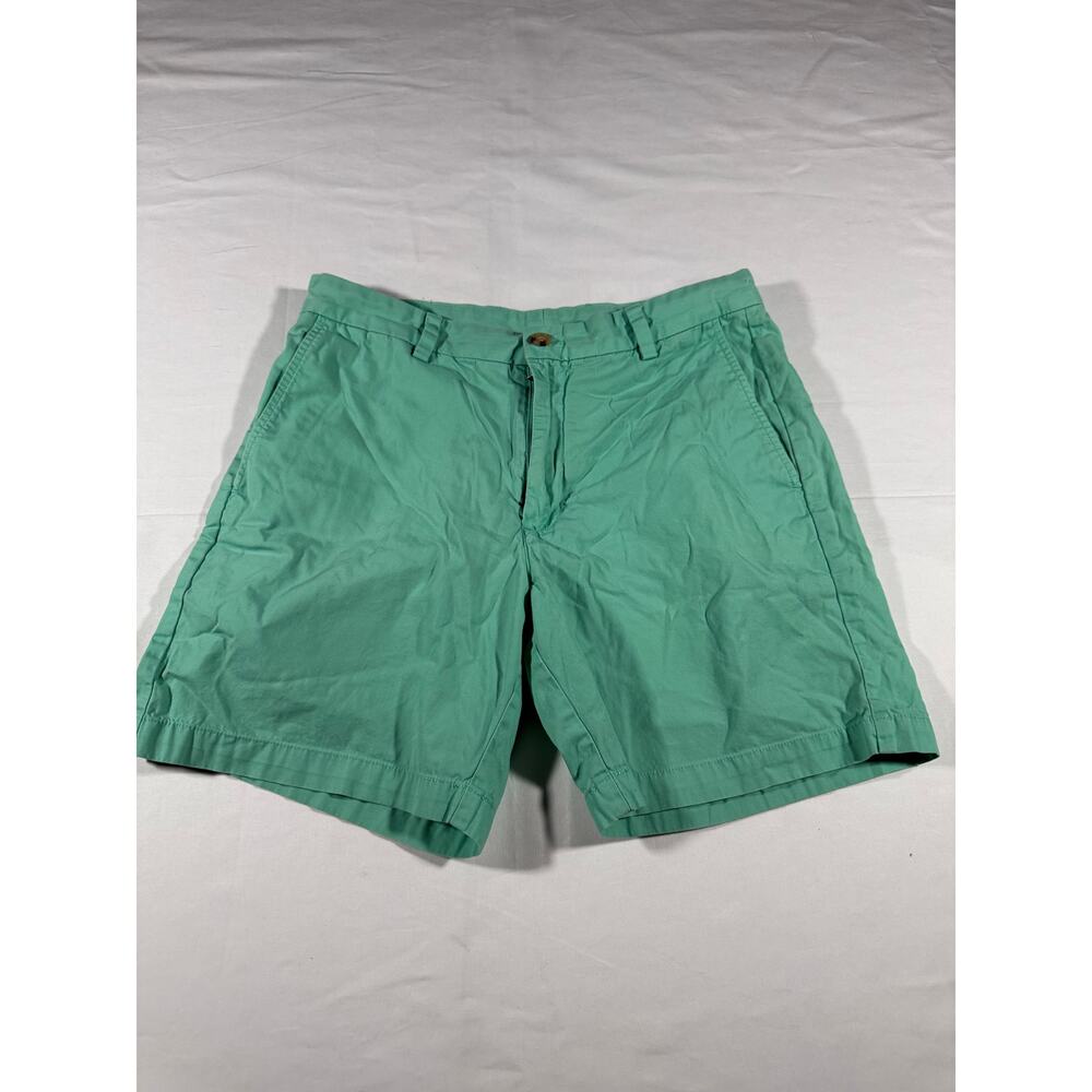 Vineyard Vines Men’s 32 Green Chino Shorts Classic Fit Cotton Preppy Summer